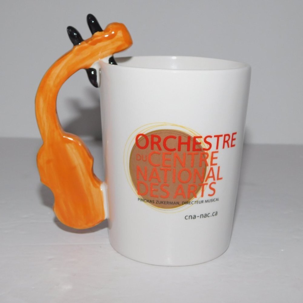 Ottawa National Arts Center Orchestra NAC 3D Violin Handle Mug Bilingual Canada - Picture 4 of 6